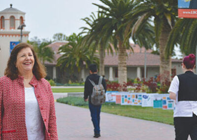 Virginia “Ginny” Baxter has served as Executive Director of the Long Beach City College